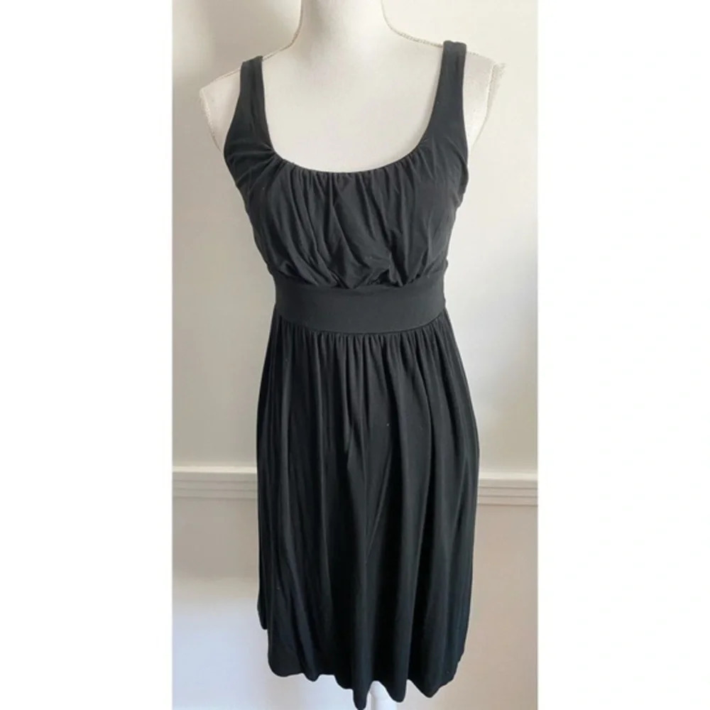 Merona • Black Stretchy Jersey Knit Dress